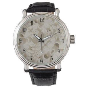 Abstract beige pattern watch