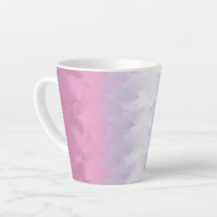 Abstract Bigender Pride Flag Latte Mug