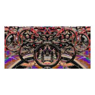 Abstract Bikes (Tour of Britain 2010) Posters