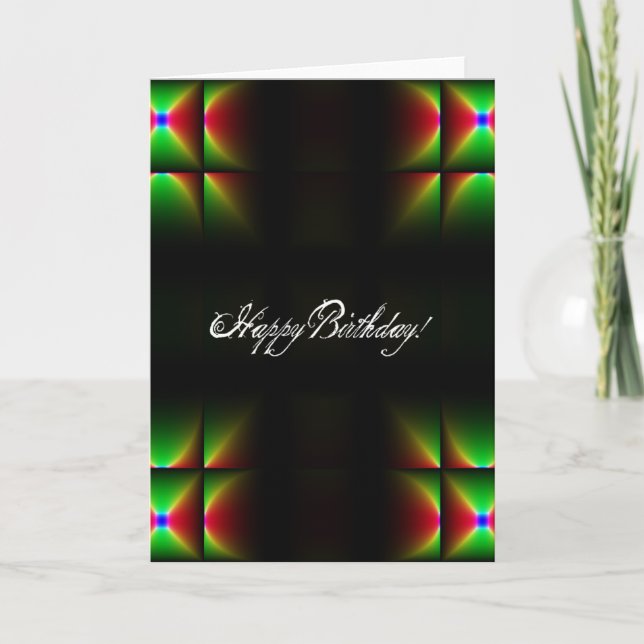 Abstract Birthday Card (Front)