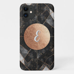Abstract Black and Gold Decorative Geometric Case-Mate iPhone Case