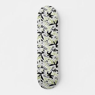 Abstract, Black and Green, Youth, Modern, Creative Skateboard