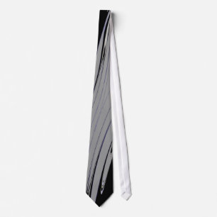Abstract Black and Grey Modern Splash Tie