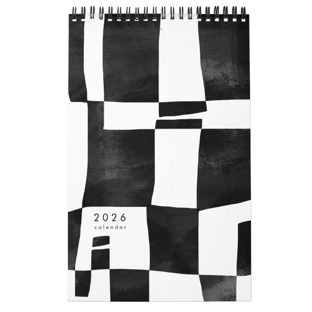 Abstract Black and White Art Calendar (Cover)