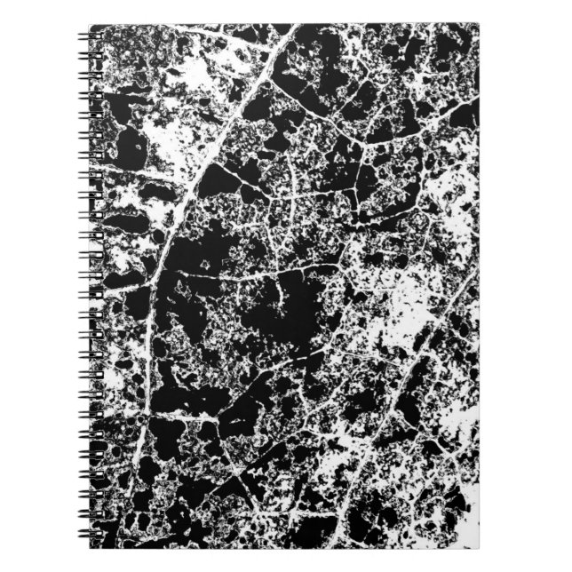 Abstract Black and White Notebook (Front)