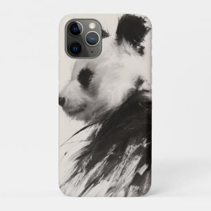 Abstract Black and White Panda Ink Painting Case-Mate iPhone Case