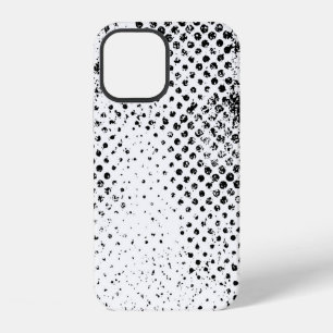 Abstract black and white vintage background. Monoc iPhone 12 Case