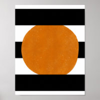 Abstract Black And Yellow Elements Orange Shapes P