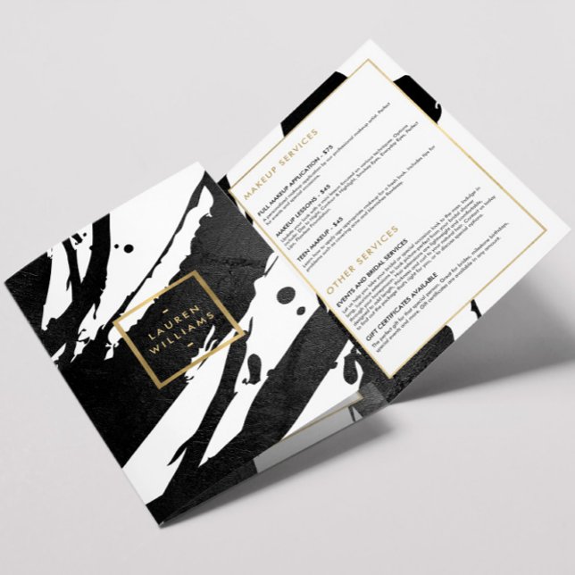 Abstract Black Ink Brushstrokes Brochure (Creator Uploaded)
