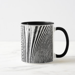 Abstract Black White Coffee Mug