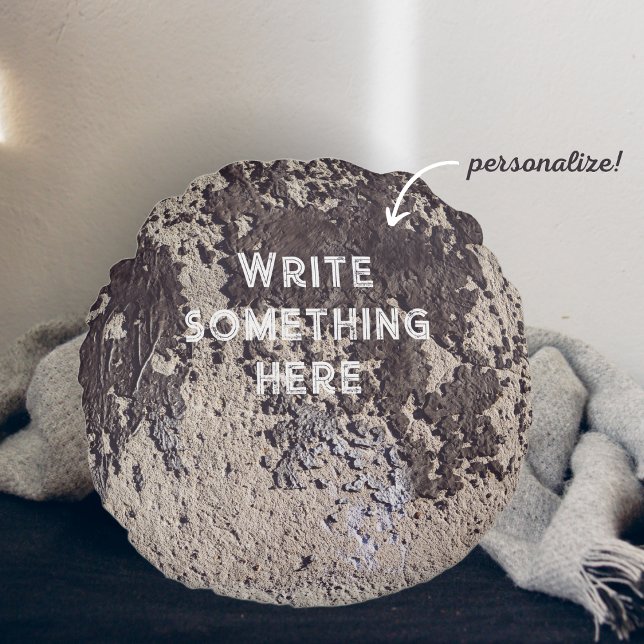 Abstract black & white (cracked wall) round cushion (Creator Uploaded)