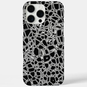 Abstract Black White Kryptonite iPhone 16 Pro Max Case