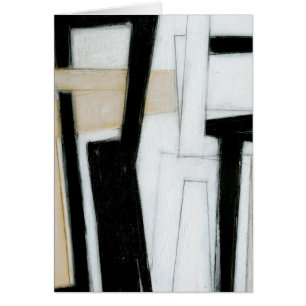 Abstract Black & White Painting