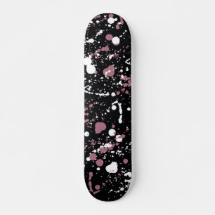 Abstract Black white Pattern skateboard