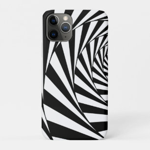 Abstract Black & White Swirl Spiral Stairway Case- Case-Mate iPhone Case