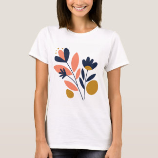 Abstract Blossom Chic Tee