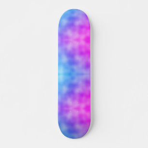Abstract Blue and Purple Pattern Skateboard