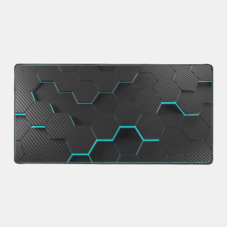 Abstract Blue/Black Desk Mat! Mat