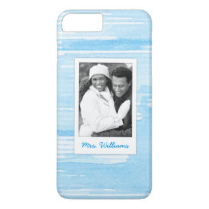 Abstract Blue Blue Texture   Add Photo Case-Mate iPhone Case