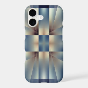 Abstract blue cross pattern