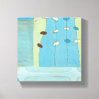 Abstract Blue Egg Parade