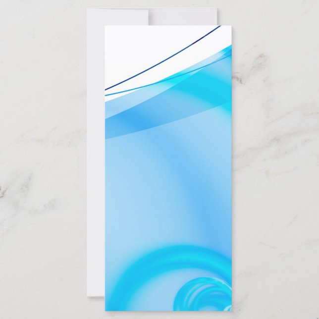 Abstract Blue Fractal Layout (Front)