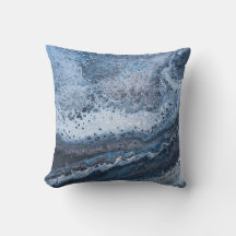 Abstract Blue & Gray Ocean Drift