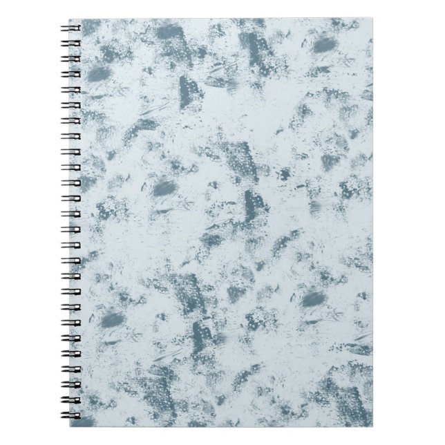 Abstract Blue Grunge Notebook (Front)