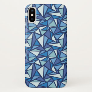 Abstract Blue Ice Crsytal Pattern Case-Mate iPhone Case
