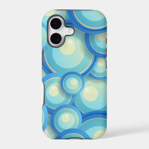 Abstract blue in green