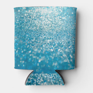 Abstract blue lights, artistic background. can cooler