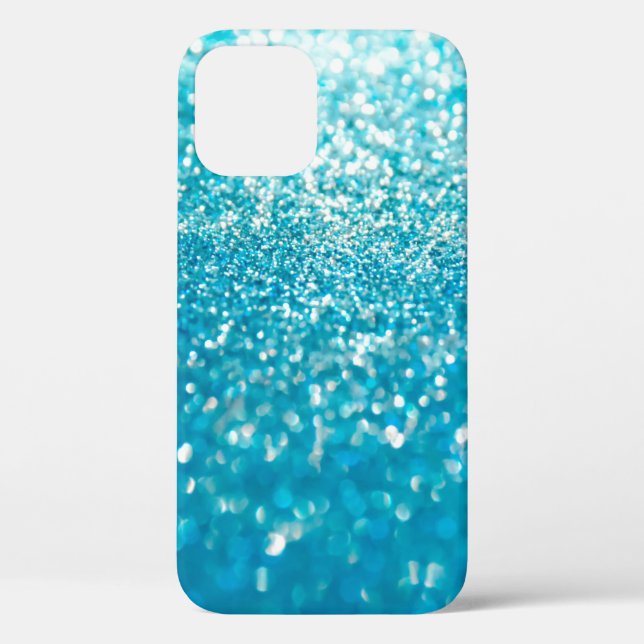 Abstract blue lights on background Case-Mate iPhone case (Back)