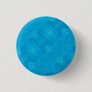 Abstract Blue Marble Personalised HP Lap 3 Cm Round Badge