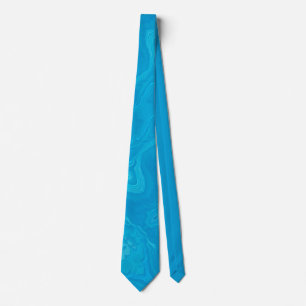 Abstract Blue Marble Personalised Tie