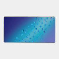 Abstract Blue Moonbeams and Butterflies