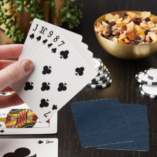 Abstract Blue Mountains Pattern Playing Cards