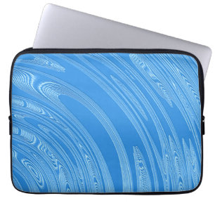 abstract blue silver metallic texture. laptop sleeve