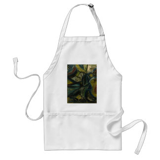 Abstract Blue Standard Apron