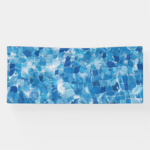 Abstract Blue Water Surface Banner