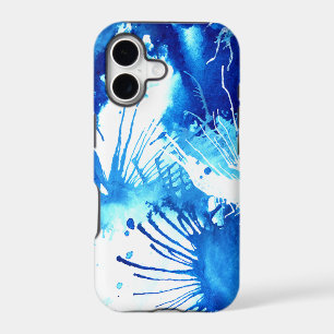 Abstract Blue Watercolor