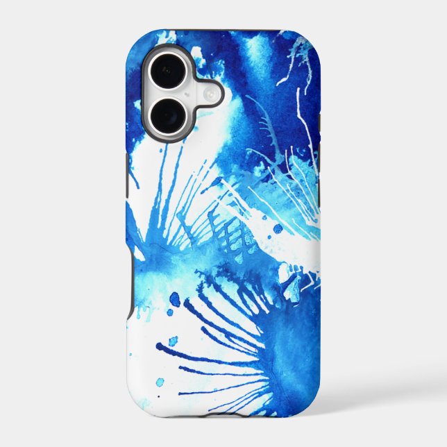 Abstract Blue Watercolor (Back)