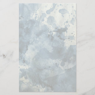 Abstract blue watercolor background stationery