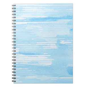 Abstract blue watercolor background, texture. notebook
