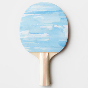 Abstract blue watercolor background, texture. ping pong paddle