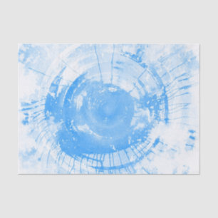 Abstract blue watercolor background, texture. tissue paper