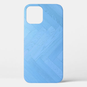 Abstract Blue Wood Floor Board   iPhone 12 Pro Case