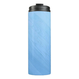 Abstract Blue Wood Floor Board   Thermal Tumbler
