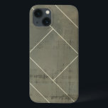 Abstract Blueprint with Geometric Shapes iPhone 13 Case<br><div class="desc">Triangles,  squares and L-blocks. Oh my! This pattern was created by Vision Studio as an abstract geometric blueprint. What is it a blueprint for? Purchase the piece and have your friends over to discuss!</div>