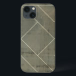 Abstract Blueprint with Geometric Shapes iPhone 13 Case<br><div class="desc">Triangles,  squares and L-blocks. Oh my! This pattern was created by Vision Studio as an abstract geometric blueprint. What is it a blueprint for? Purchase the piece and have your friends over to discuss!</div>
