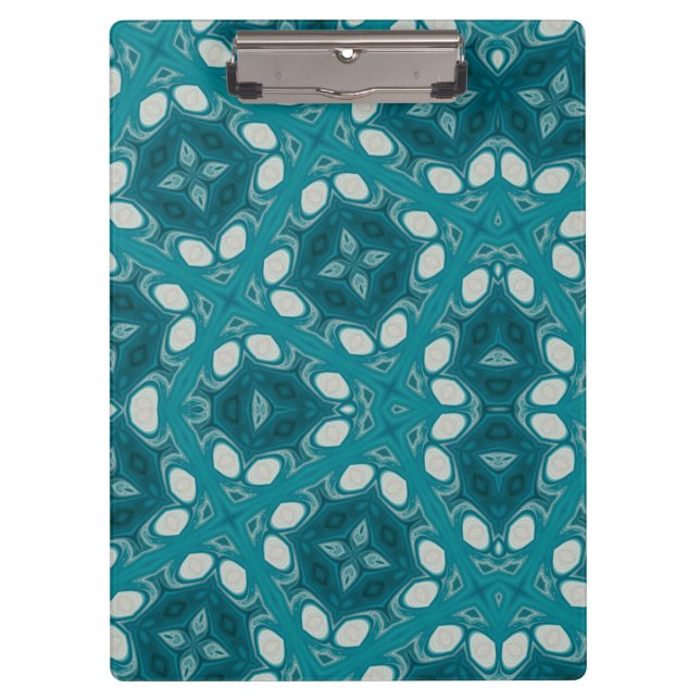 Abstract Blues Clipboard (Front)